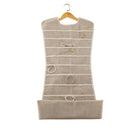 Organizador De Joyas Colgante 46X99X1 Cm Beige