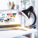 Lampara Para Leer Clip Piccola Negro 12X40Cm