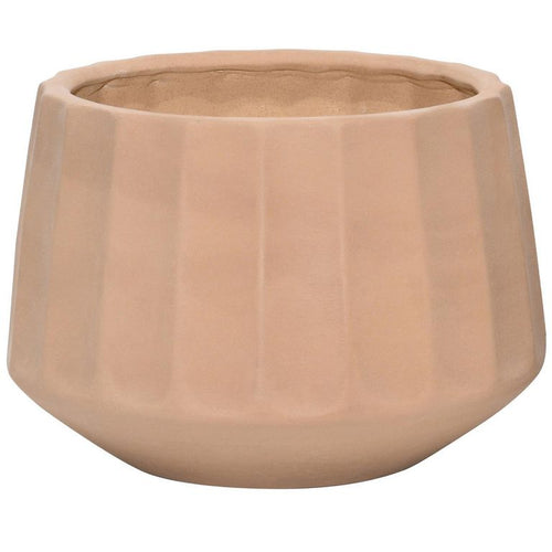 Macetero Vitoria De Ceramica 36X25 Cm Marron