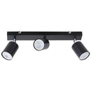 Barra Led Silo 3 Luces Metal Negro
