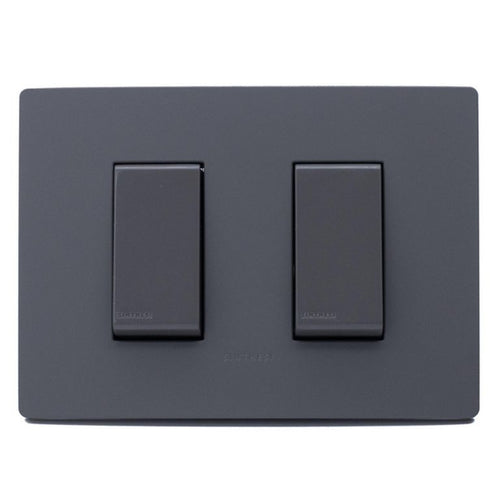 Interruptor doble 9/15 s32 Gris