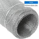 0.6x3 m Malla mosquitera galvanizada No14