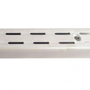 Pilar ranurado doble metal 64 cm blanco