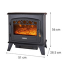 Chimenea Electrica 1850 W Radiacion Th-Fp75 Negro