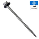 Tornillo Autoperforante Madera 3 Pulg 10 Mm 100 Unidad(Es)