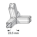 Union Triple 45 Grados Conector Estructuras