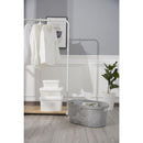 Cesto de ropa gris 40 l