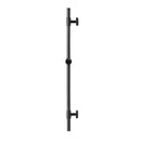 Barra Ducha 66 cm Ajustable Negra