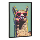 Cuadro Decorativo Neon Llama 40X55 Cm
