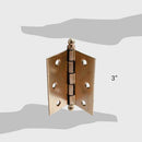 Bisagra L240 3x3 Bronceado 1 un