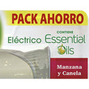 Kit aparato electrico + 2 recargas manzana canela 21 ml.