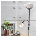 Lampara de Pie 173 cm 2 Luces 60 W