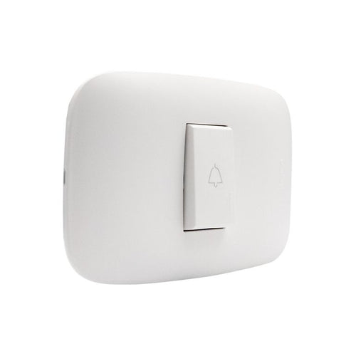 Interruptor Pulsador Blanco Domino Sencia