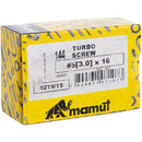 Tornillo Turbo Screw Madera Madera 16 Mm 3 Mm 144 Unidad(Es)