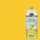 Pintura Esmalte Base Agua Spray 0.4 l Brillante amarillo.