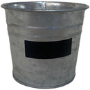Set 3 Maceteros de Metal 30x10 cm Gris