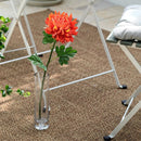Vara Artificial Crisantemos 55 Cm Naranjo