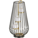 Porta Tealight Metalico Decorativo 3 Velas 26 Cm