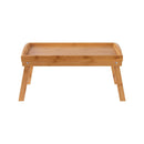 Mesa De Desayuno Bambu Rectangular 50X30 Cm Cafe
