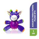 Juguete plush para perros, doble textura