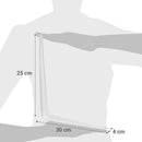 Soporte escuadra para repisa metal 25x30 cm blanco
