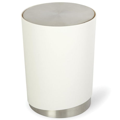 Papelera Kiru 6 Litros Plastico Blanco