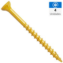 Tornillo Tirafondo Madera 100 mm 6 mm 4 unidad(es)