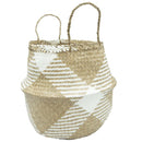 Canasto Decorativo Hierba Marina 43X30 Cm Boho Chic Hogar