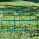 Cerco Garden De Alambre Metal 0.72X0.65 Metros Verde