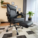 Silla Escritorio Con Reposapie Felipe Negro 68X116,5X66,5 Cm