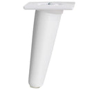 Pata madera conica 150 mm blanca..
