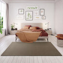 Bajada de Cama Shaggy Feel 50x80 cm Poliester Cafe