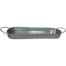 Set 3 Maceteros de Metal 30x10 cm Gris