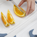 Set 3 Tablas De Cortar De Plastico 24.3X40 Cm Blanco/Azul