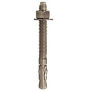 Perno anclaje acero inoxidable 1/4 x 3 1/4 2 unid