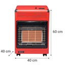 Estufa Gas Kgq-5R Rojo