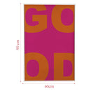 Cuadro Decorativo Frases Good 60x90 cm