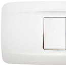 Interruptor simple 9/12 10 A Blanco..