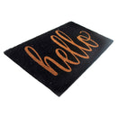 Limpiapies Hello Dark 45X75 Cm Pvc Multicolor