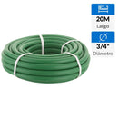 Manguera jardin pvc reforzada 3/4 rollo 20 m sin accesorios
