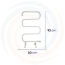 Calefactor Secatoallas Electrico 100 W Radiacion Blanco