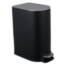 Papelero 8 Litros Plastico Negro Mate