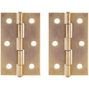 Set Bisagras L38 1,5" Zincado 2 un