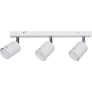 Barra Led Silo 3 Luces Acero Blanco