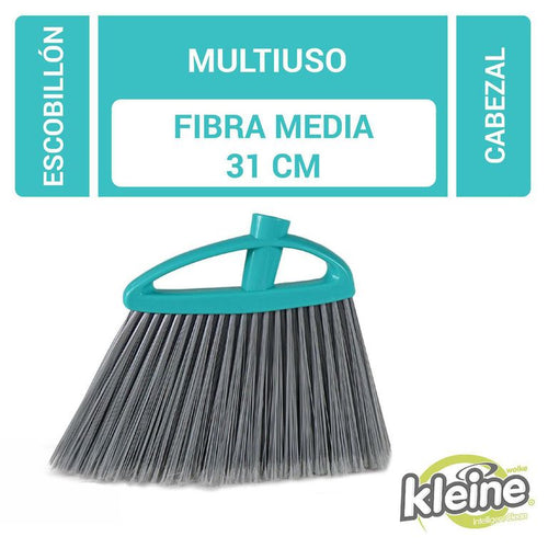 Repuesto Escoba Media Angular 31 cm Pp/pet Aqua/gris