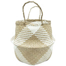 Canasto Decorativo Hierba Marina 43X30 Cm Boho Chic Hogar