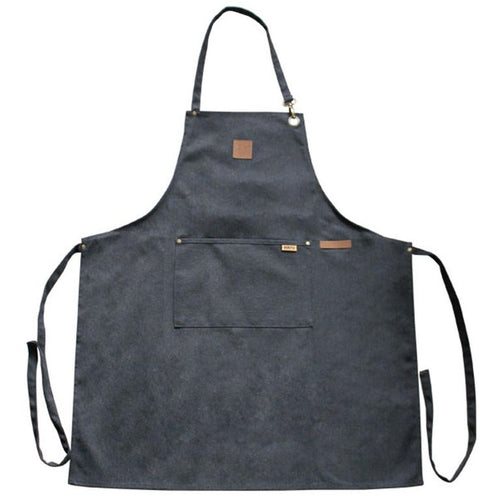 Delantal De Cocina Bbq Unisex Negro Talla Unica