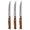 Set 3 Cuchillos Tramontina Para Asado Mango Madera