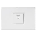 Interruptor pulsador 10 A Clio Blanco