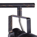 Barra Led Cazo 3 Luces Metal Negro